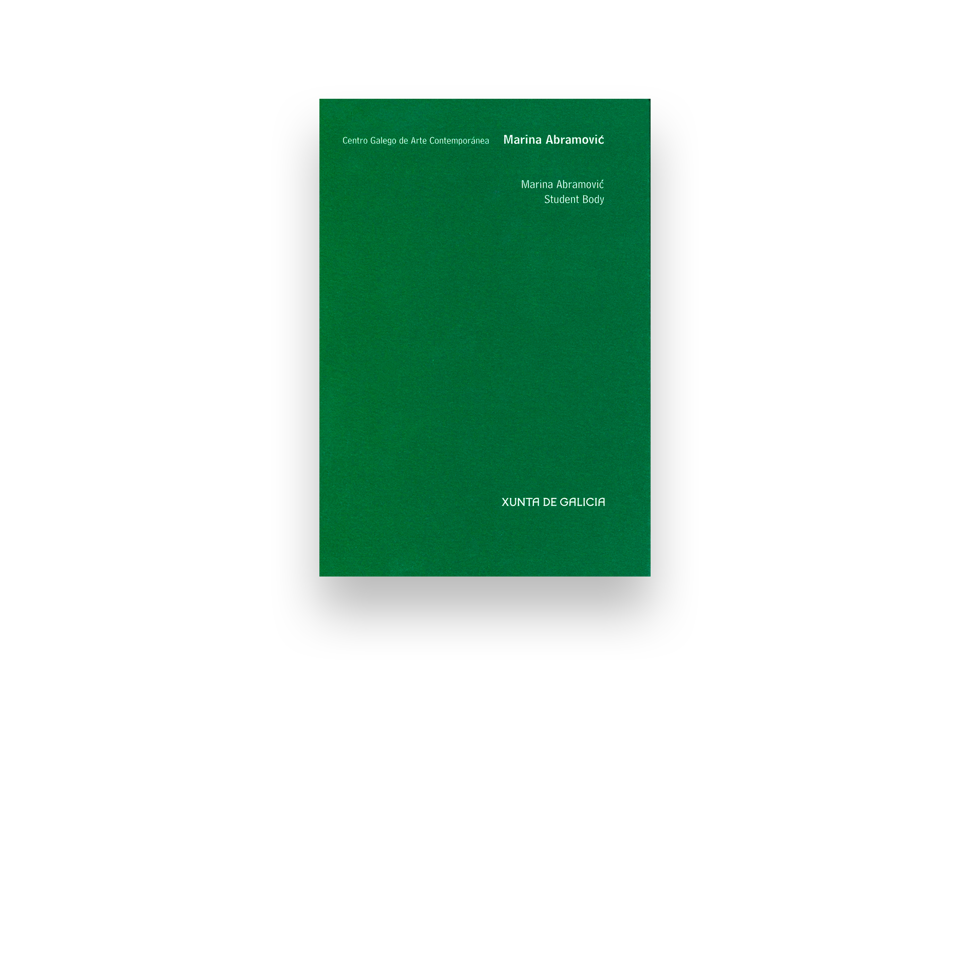 Marina Abramović. Student Body